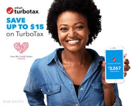 TurboTax - Save up to $15 on TurboTax - Love My Credit Union