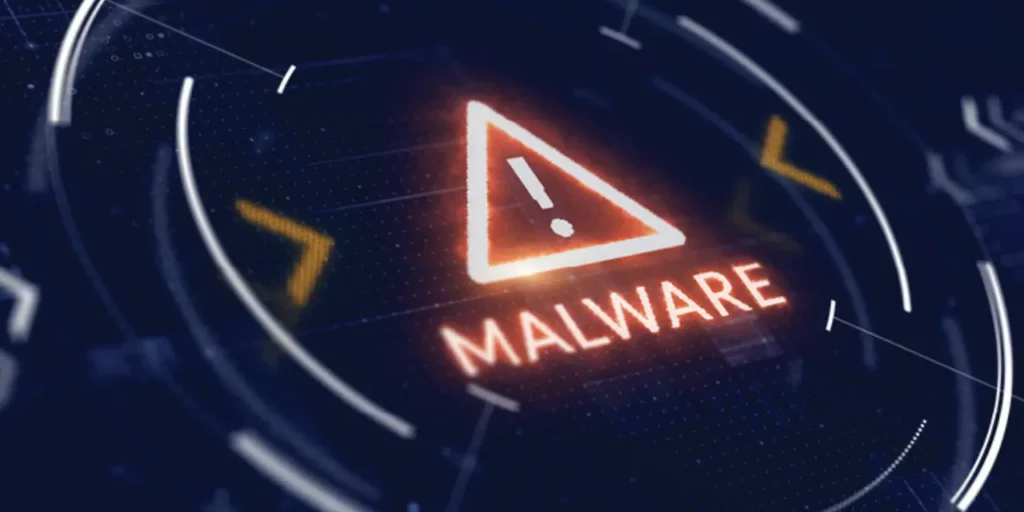 Malware warning alert