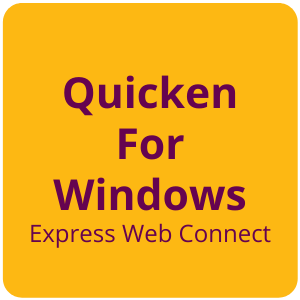 Quicken for Windows - Express Web Connect