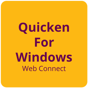 Quicken for Windows - Web Connect