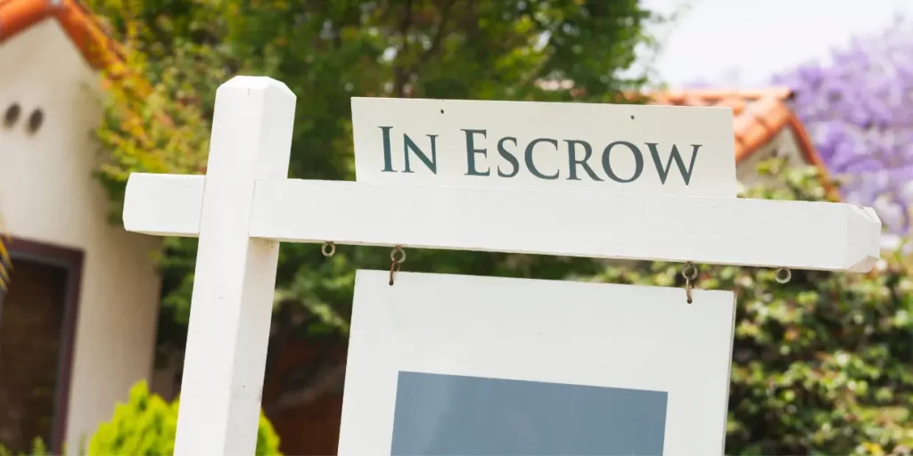 escrow sign